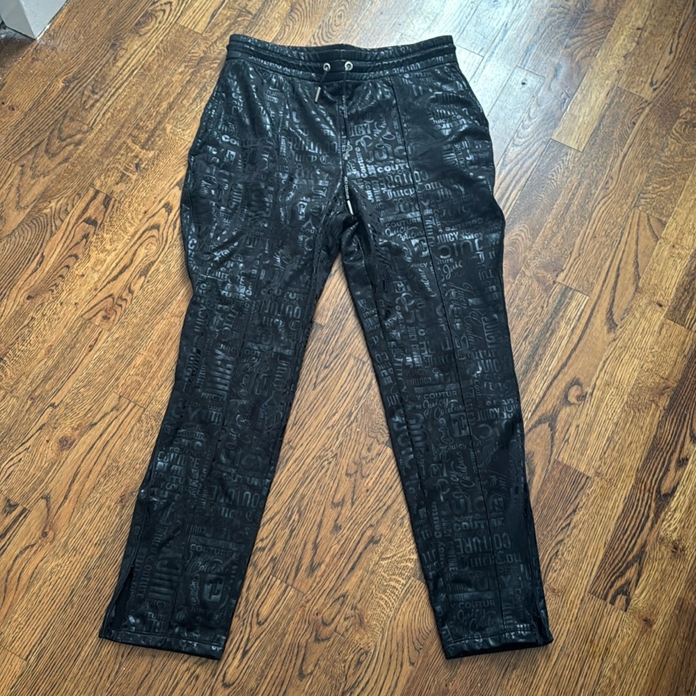 Juicy couture black joggers - large